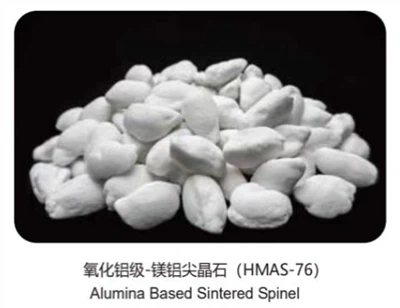 Materia prima de espinela de alúmina Magnesia sinterizada