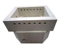 Ladrillo de corindón de circonio fundido para horno de vidrio